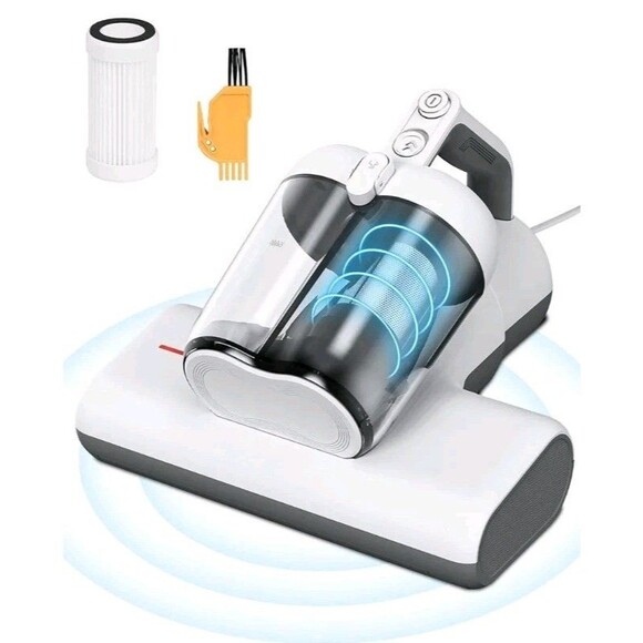 Mattress Vacuum Cleaner w UV-C Light Powerful Handheld True HEPA Filter Dual Dus